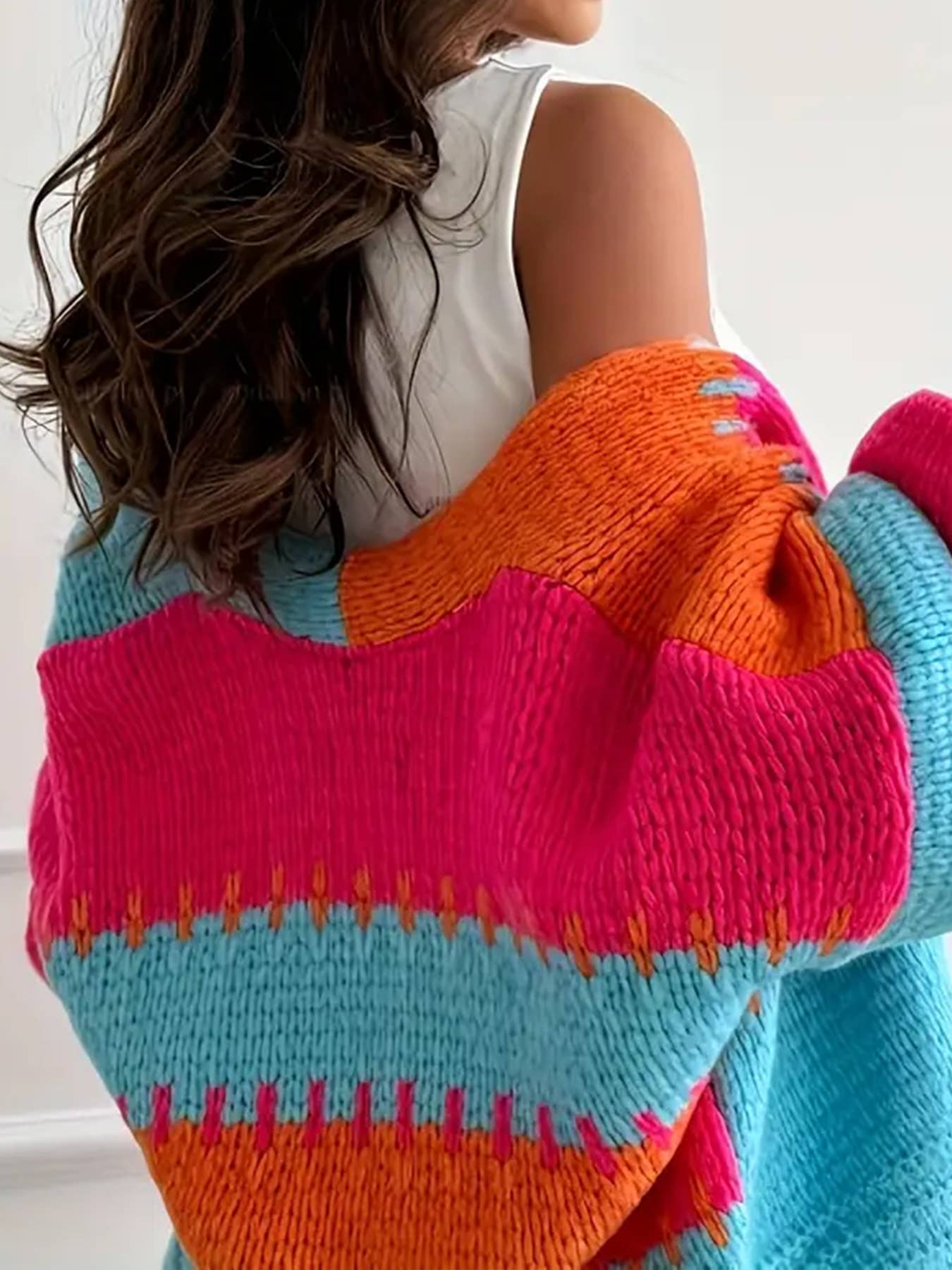 Spring Vibes Lantern Sleeve Cardigan