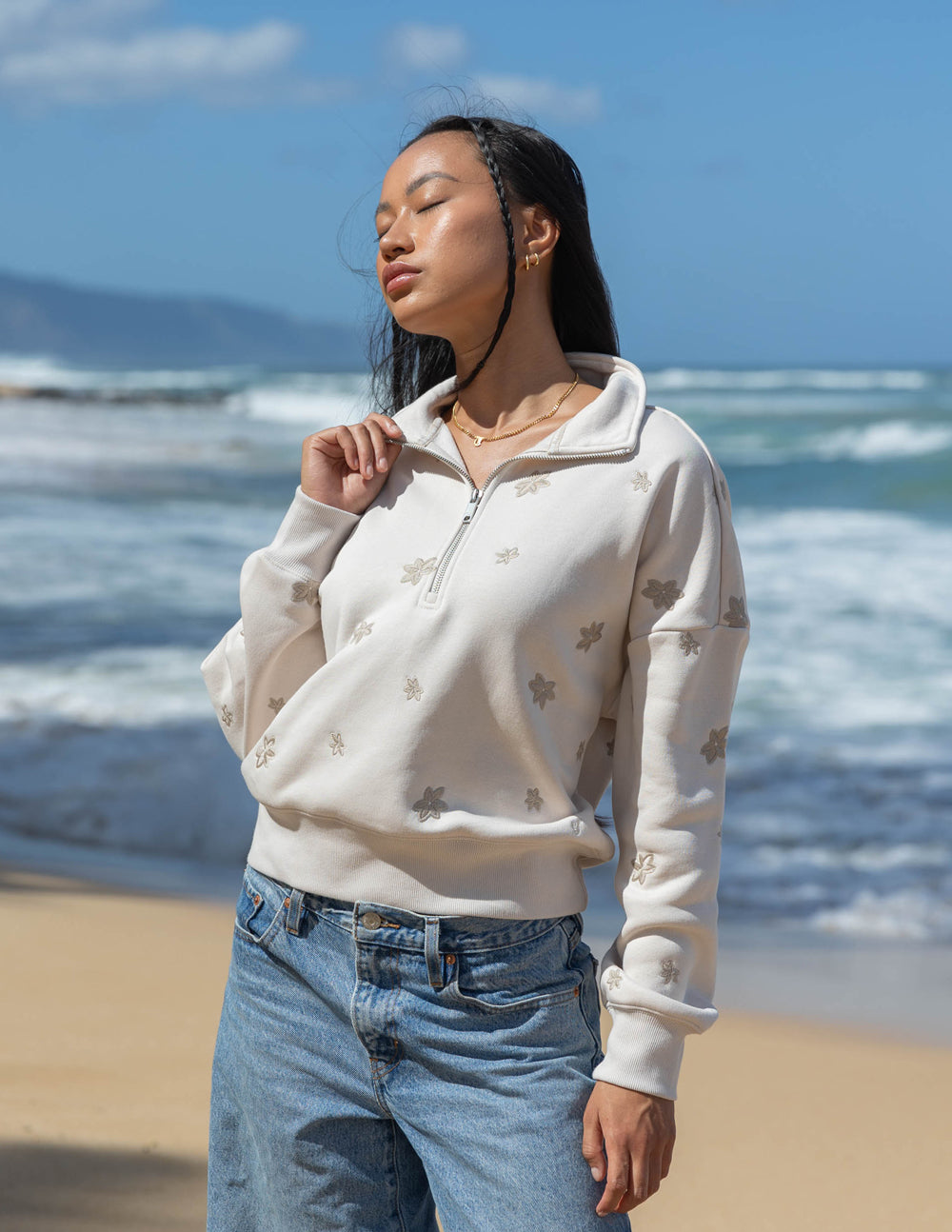Consider the Lillies Half-Zip