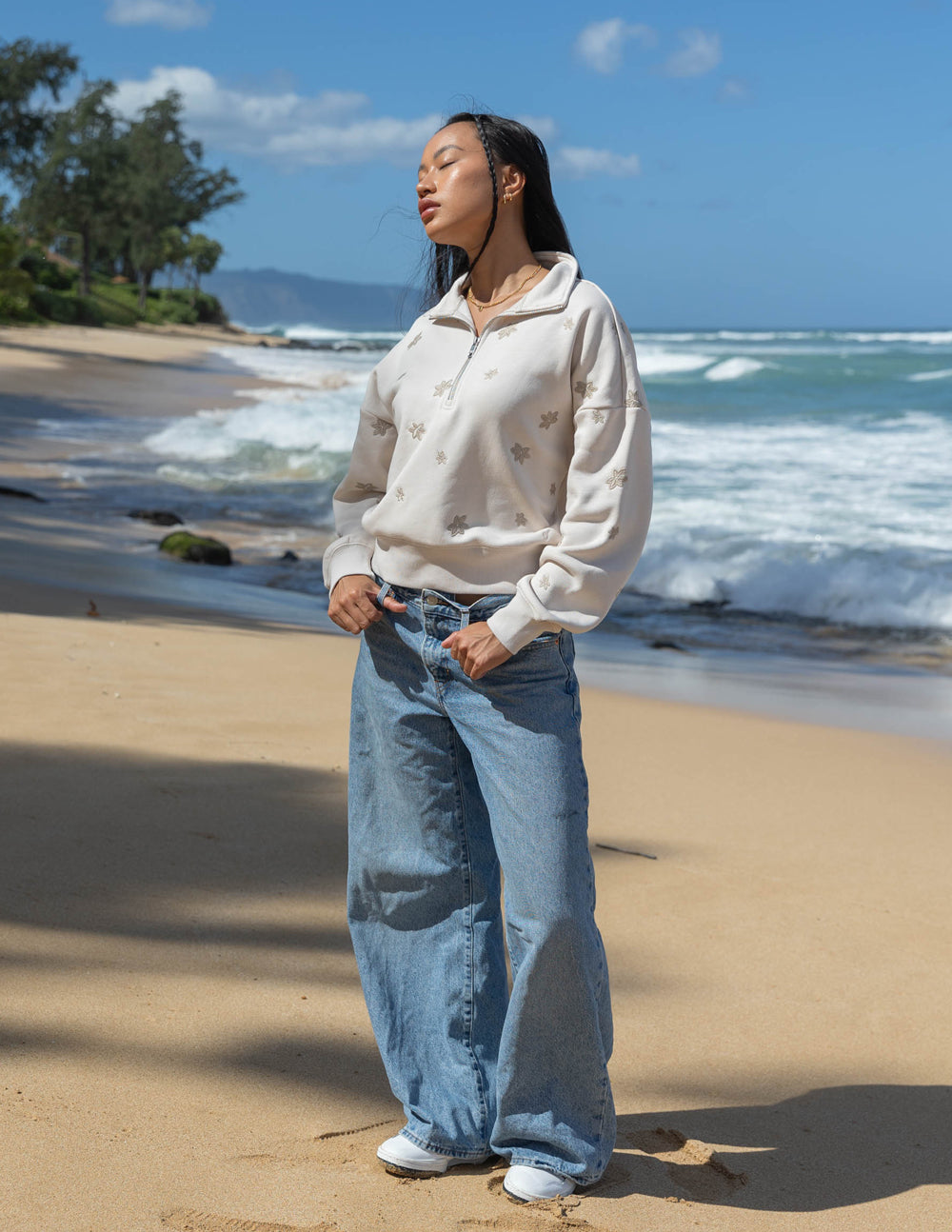 Consider the Lillies Half-Zip