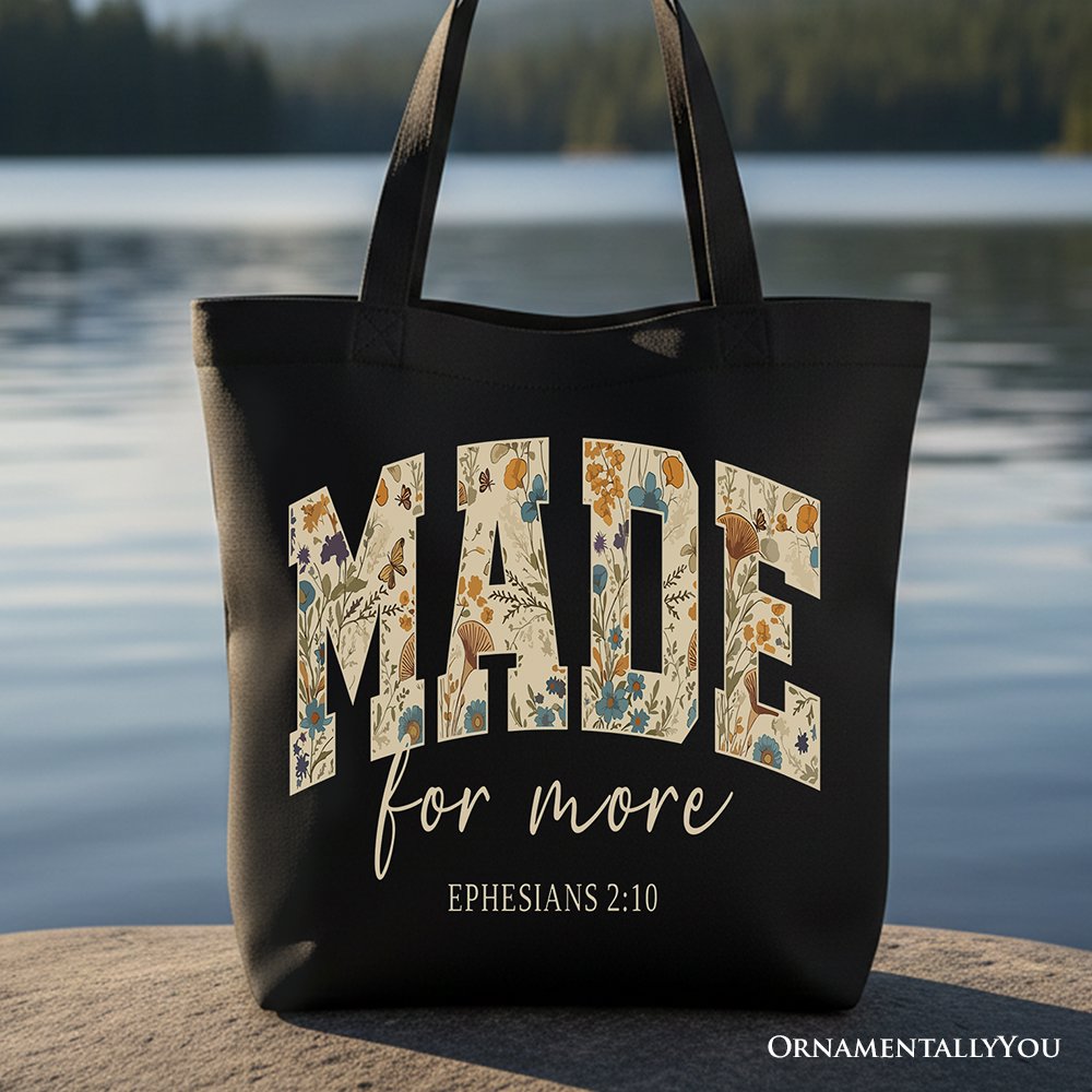 Made For More Ephesians 2:10 Canvas Tote Bag