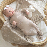 Answered Prayers Swaddle and Cross Rattle Plush