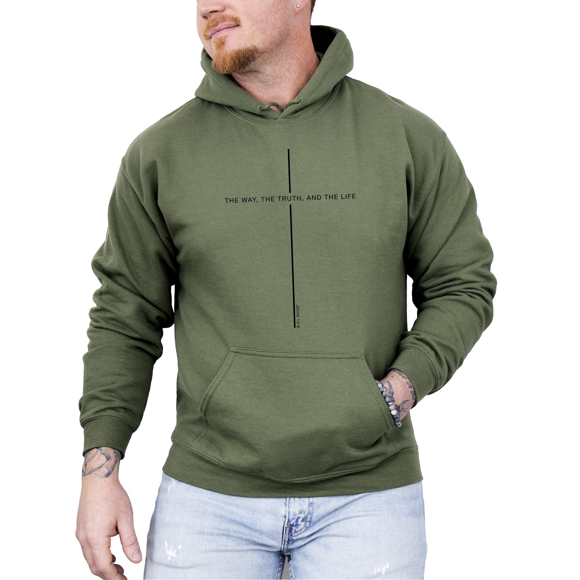 The Way The Truth The Life Men's Hoodie