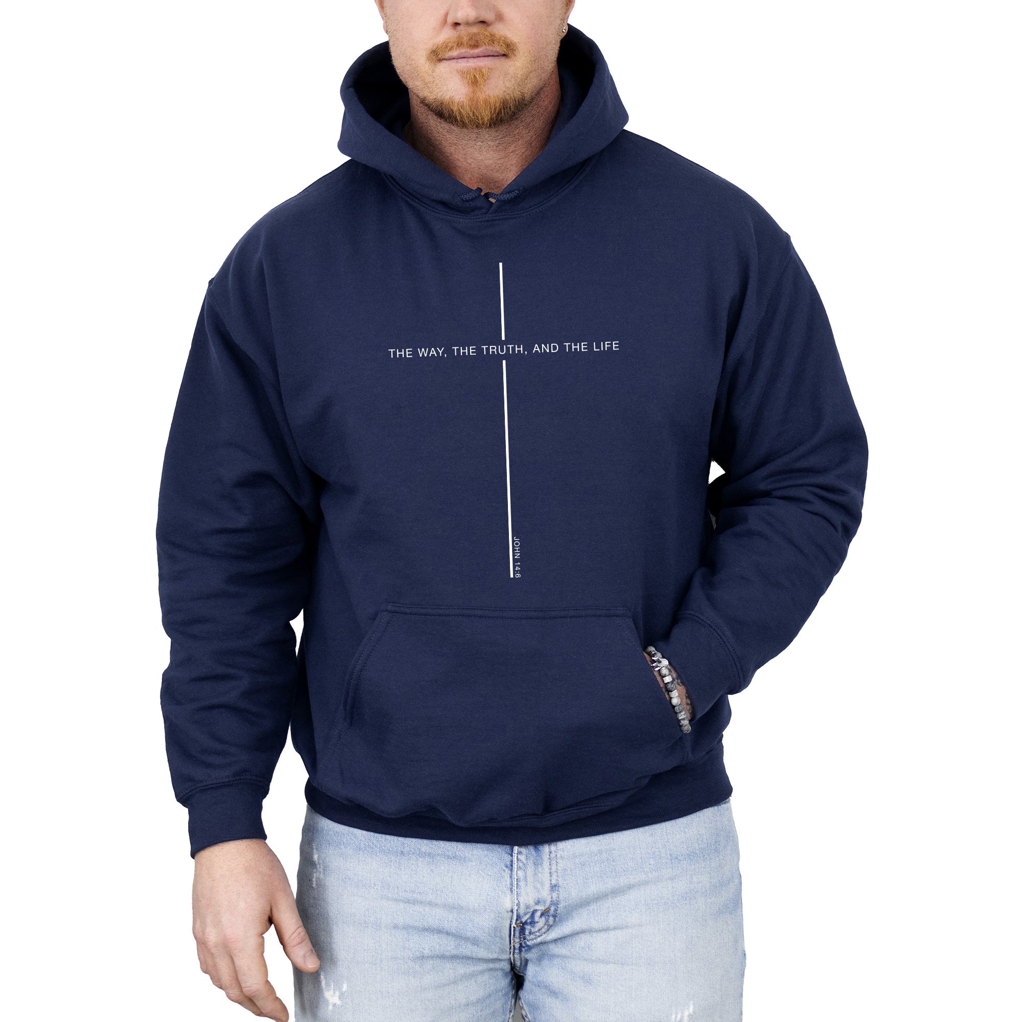 The Way The Truth The Life Men's Hoodie