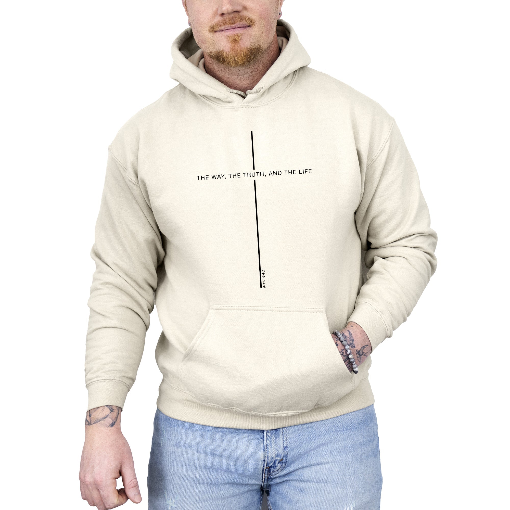 The Way The Truth The Life Men's Hoodie