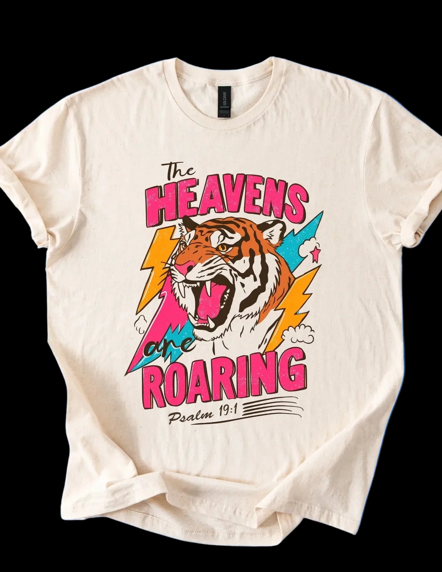 The Heavens Are Roaring Retro  Tee
