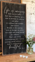 Life is Amazing Wood Wall Art