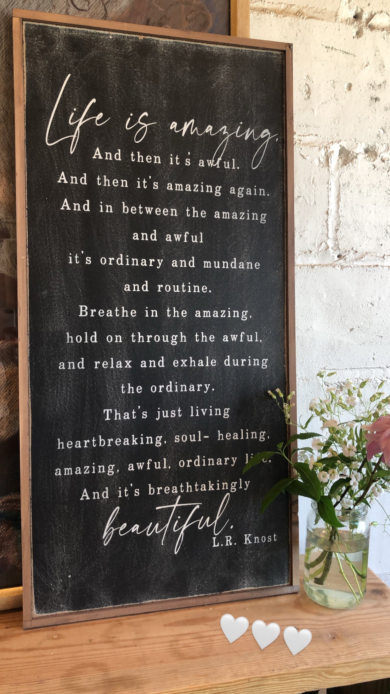 Life is Amazing Wood Wall Art