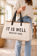 It is Well Canvas Tote